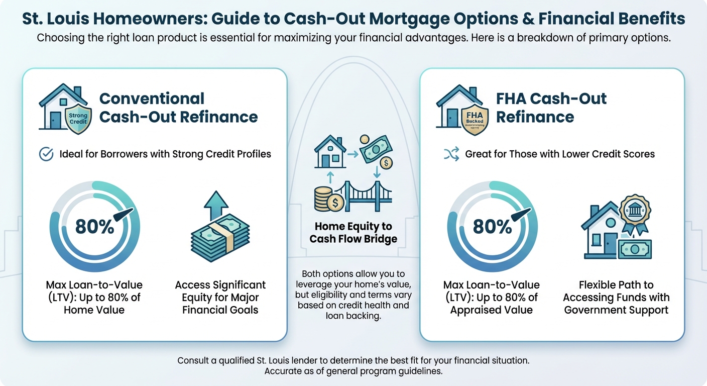 Exploring Conventional, FHA, and VA Cash-Out Options