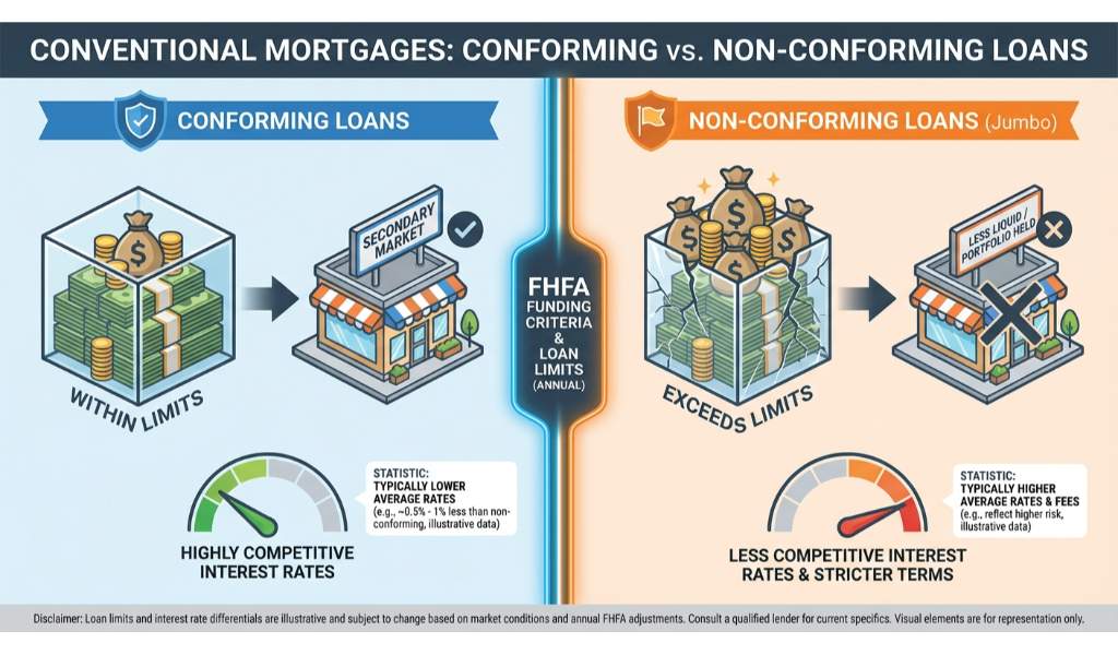 Conforming vs. Non-Conforming Conventional Loans