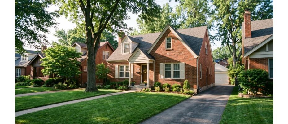 St. Louis brick home representing turning your St. Louis primary home into a rental.